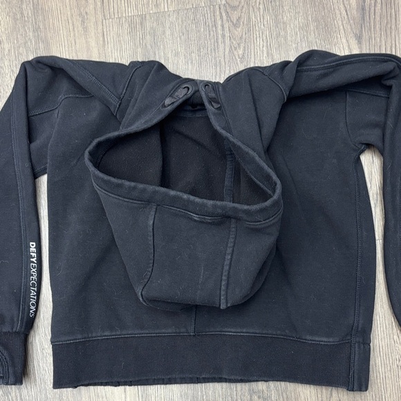 Athleta Girl’s 6yo Allyson Felix Black Multipocketed Sweatpants & Hoodie Set - Picture 6 of 10